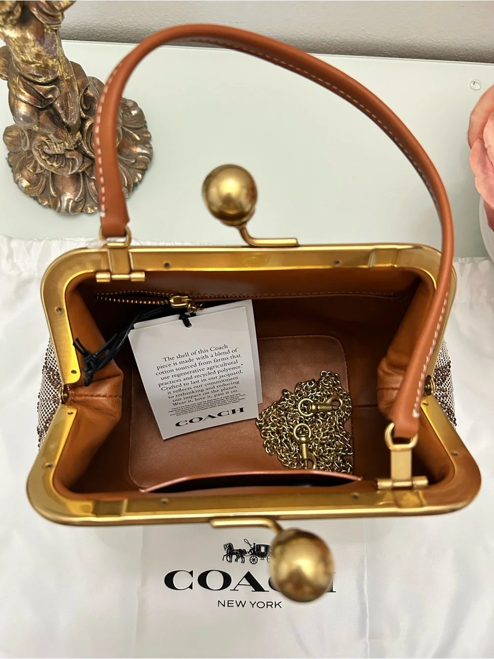 Coach Kisslock Top handle bag